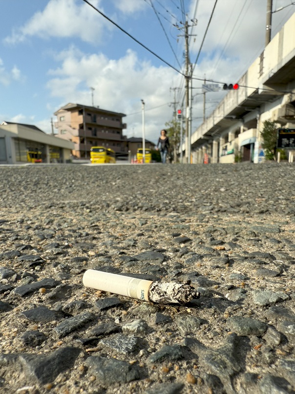 5月31日 タバコのポイ捨て13本