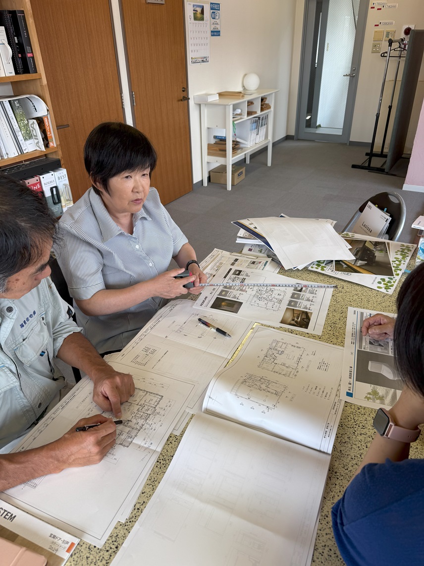 仕様打ち合わせ 那珂川市つながる家 使用部材 設備 色決め