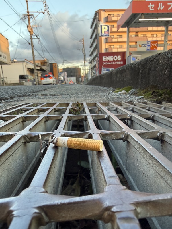 2月18日 タバコのポイ捨て31本 残念だけど、暖かくなると比例してタバコのポイ捨てが増える